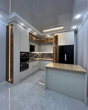 Sifarişlə mətbəx dəsti, Özü çəkən petlələr, Teksturalı laminat