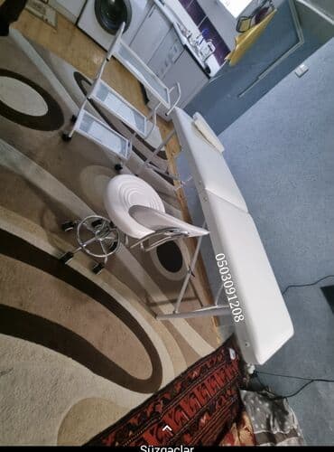 кушетка для массажа баку: Новый, Масажная кушетка, Складной, цвет - Белый — 2