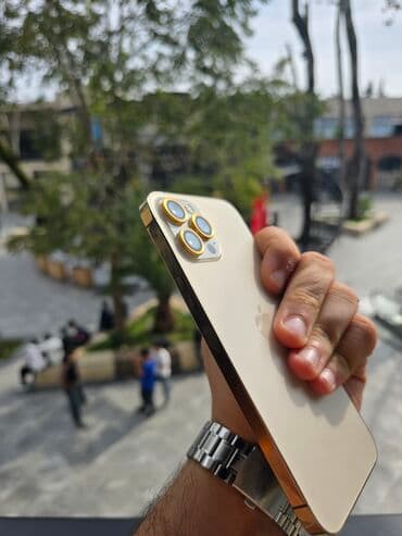 iphone 11 pro max qiymeti irşad: IPhone 12 Pro Max, 256 GB, Qızılı, Face ID — 6