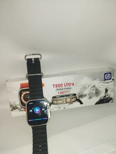 noutbuk ekranı: Yeni, Smart saat, Sensor ekran, rəng - Qara — 4