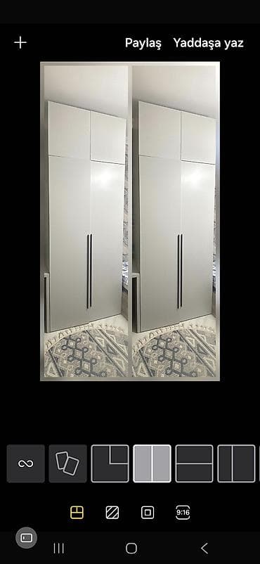 Dolab 2 Ədəd satılır birinin qiyməti 380 manata ölçüsü eni 1.20 sm