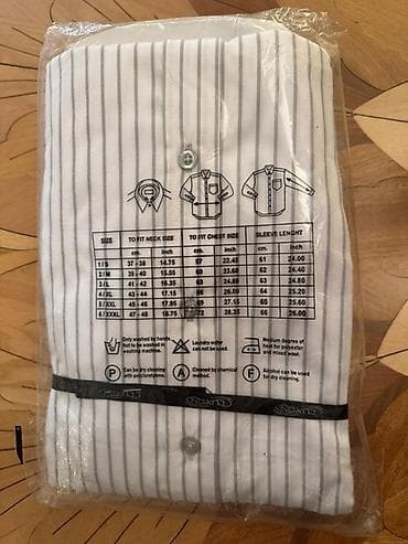 Рубашки: Мужская рубашка, M, цвет - Белый — 4