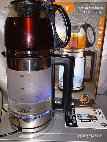Elektrik çaydan 2.1 - 2.5 l, Yeni, Rayonlara çatdırılma, Pulsuz çatdırılma, Ödənişli çatdırılma