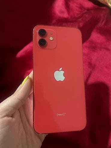 IPhone 12, 128 GB, Qırmızı, Face ID