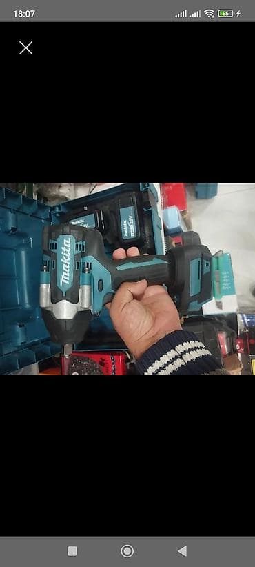 Makita tipli akkumulyatorlu zərbəli bolt açan (udarni vurucu açar)