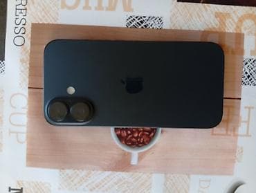 iphone 16 en ucuz: IPhone 16, 128 GB, Qara, Face ID — 1