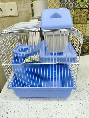 kana kors: Siçan/ximçatkan üçün qəfəs və aksesuar dəsti yeni kimidi,25 alinib — 1