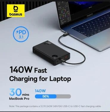 oyun konsul: Powerbank Baseus, 30000 mAh, Yeni — 2