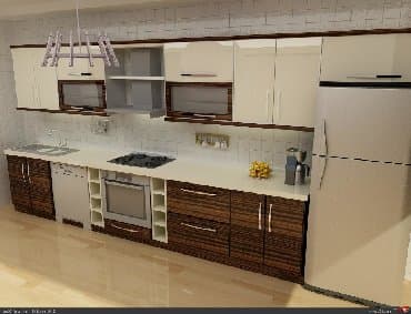 dekor qrup: Sifarişlə mətbəx dəsti, Özü çəkən petlələr, Mat laminat, Kredit var, Pulsuz çatdırılma — 1