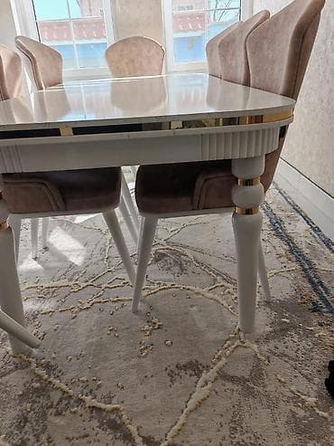 stabilizator satiram: Qonaq otağı üçün, İşlənmiş, Açılan, 8 stul — 2