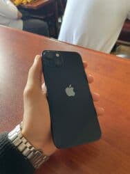 IPhone 13, 128 GB, Midnight, Face ID, Simsiz şarj, Sənədlərlə