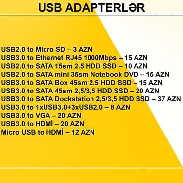 komputer setup: USB Adapterlər/Konverterlər (Çeviricilər) ⭐USB2.0 to Micro SD – 3 AZN — 2