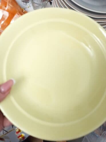 coca cola tanjiri: Boşqablar, rəng - Sarı — 1