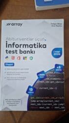 array informatika test bankı pdf: Informatika test banki endirim mumkundur — 1