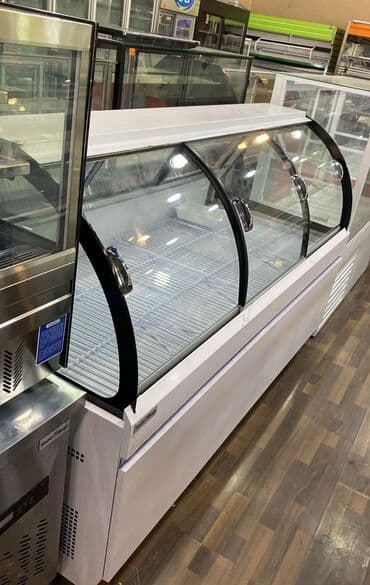 Soyuducu avadanlığı: Şüşəli soyuducu vitrin – mağaza, kafe və restoranlar üçün - Geniş — 1