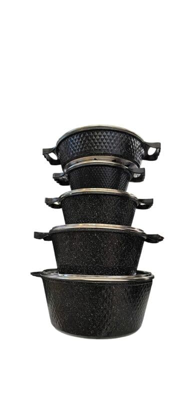 tava dəsti: Tava, Qazan, rəng - Qara, Qranit — 4