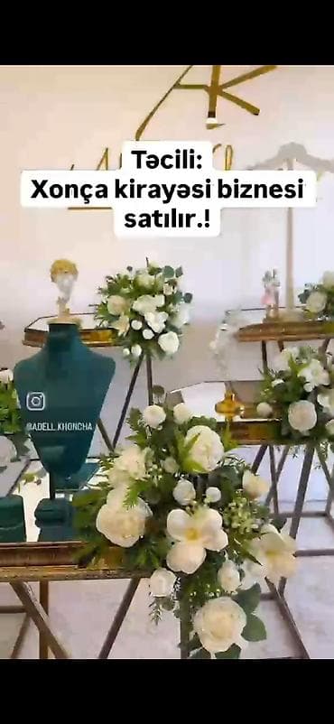 🎀 TƏCİLİ HAZIR XONÇA KİRAYƏ BİZNESİ SATILIR 🎀 💰 Qiymət: *8000 AZN* — 2