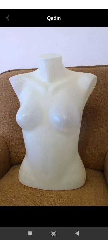 маникен: Qadın, Plastik, plastmas, Krem — 2