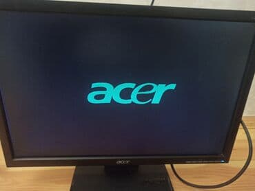 Acer 19 luq monitor Kamera qurasdirmaq ucun idealdir Vga girislidir