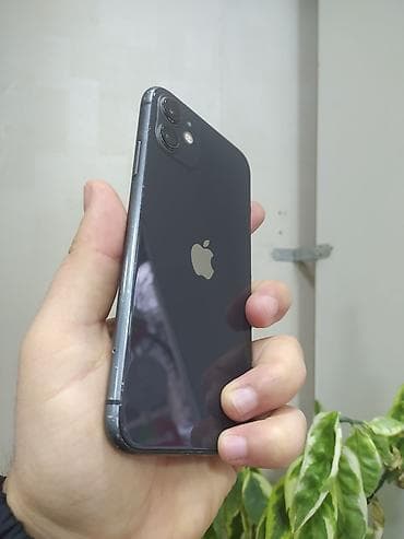 s21 ikinci el: IPhone 11, 64 GB, Qara, Face ID — 2