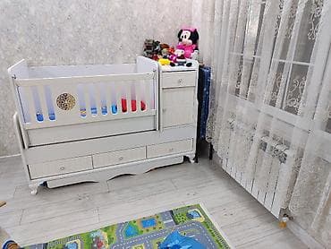 döşək: Oğlan və qız üçün, Dördbucaq, Beşik, Dəstsiz, Matras ilə, Yellənmə mexanizm ilə — 1