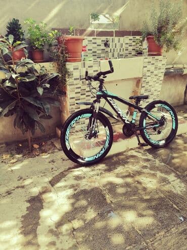mektebli cantalari instagram: MTB tipli uşaq/yeni başlayanlar üçün velosiped - Rəng: qara-mavi akva — 9