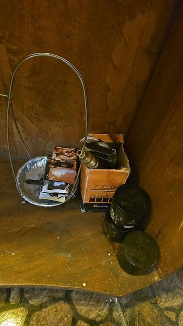 hamam dest: Kalyan dəsti - Material: şüşə kolba, metal şaxta (yaşıl-qara — 2