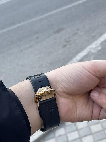 samsung saat: İşlənmiş, Qol saatı, Hublot, rəng - Qızılı — 4