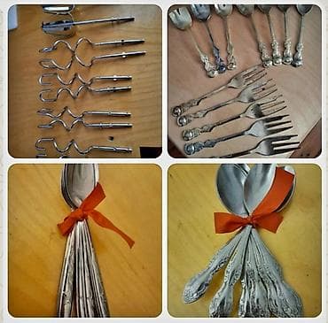 Qaşıqlar: HAMISI,BİRLİKDƏ. Təzə,və,İşlənmiş. 5,ədəd,böyük,salfetka,qabları — 1