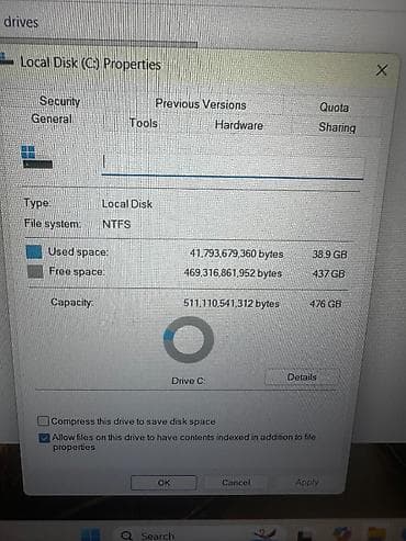 hp notebook: Satılır: Lenovo IdeaPad Slim 3 15AMN8 (Model 82XQ). Noutbuk tam işlək — 10