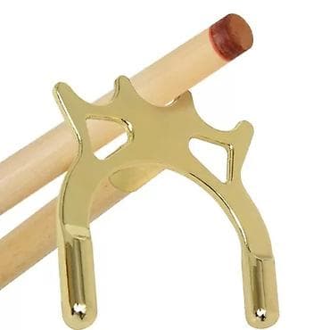 Музыкальные инструменты: Bilyard üçün metal “rest” ucu (qızılı rəng) - Taq və çarpaz formalı — 1