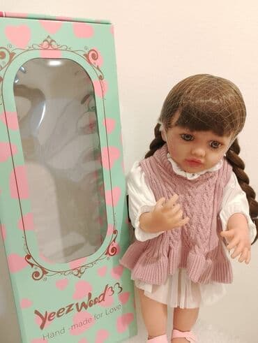 canlı kukla: Canlı bəbə oyuncaq Oxuyur ağlayır yatır Rus dilli Diqqət — 1