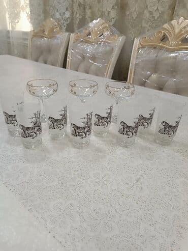 komputer servis: Çay dəsti, rəng - Ağ, Farfor — 34