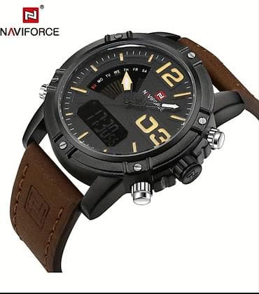 saat ucuz: Qol saatı, NaviForce, rəng - Qara — 1