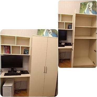 dolap: Dest 140 azn. Ünvan Həzi Aslanov.Hundurluk 180,eni 160,dərinlik 60 — 1