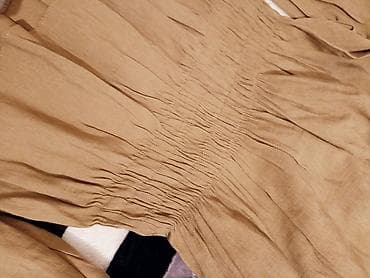 Quzu Collection qadın bluzası - Rəng: açıq qəhvəyi/boz-khaki ton - — 4