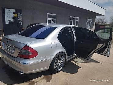 mersedes masin: Mercedes-Benz E-Class (W211) sedan – gümüşü rəng. Xüsusiyyətlər və — 8