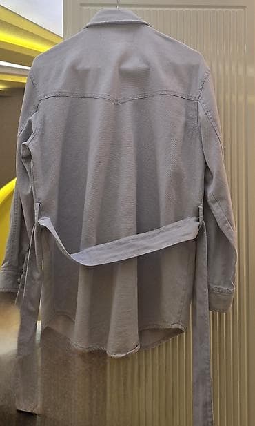 jordan jaket: ZARA qadın overshirt – boz rəng - Brend: ZARA - Ölçü: S (EUR S / USA — 2