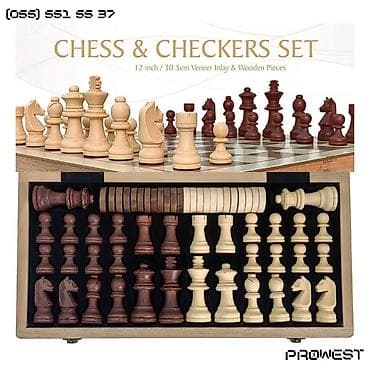 uno oyunu: 📌 Görsəldəki məhsul — “Xinliye CHESS & CHECKERS SET” adlı şahmat — 4