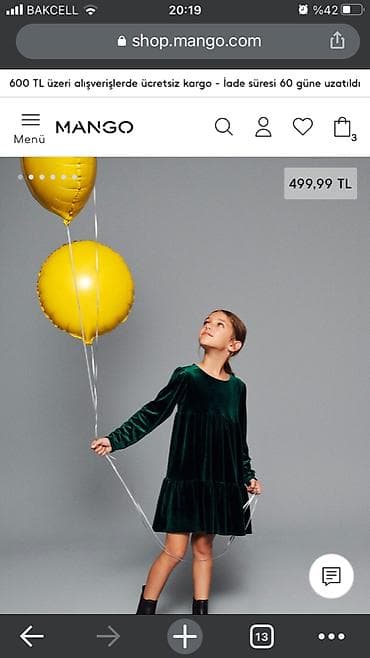 uşaq don: Don, Gündəlik, 10 - 12 yaş, Mango — 2