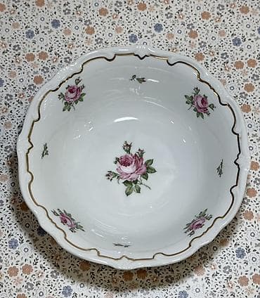 servisler: Çay dəsti, rəng - Ağ, Farfor, Weimar, 6 nəfərlik, Almaniya — 4