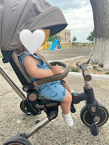Спорт и хобби: Kidilo uşaq üçtəkərli velosiped/kolyaska - Brend: Kidilo - Rəng — 1