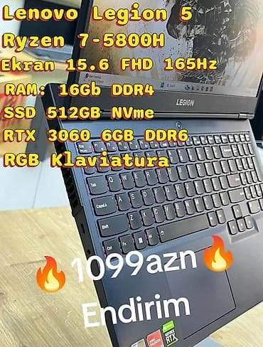 rtx: Lenovo Legion, 15.6 ", AMD Ryzen 7, 512 GB — 1