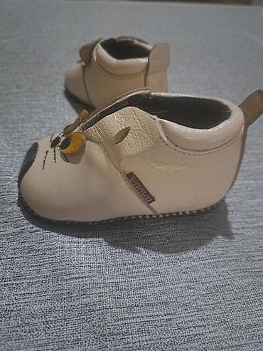 Uşaq ayaqqabısı – həqiqi dəri, heyvan üzü dizaynlı - Material: yumşaq — 3