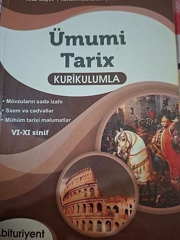 ümumi tarix 8: Ümumi Tarix – Kurikulumla (VI–XI sinif) • Mövzuların sadə və — 1