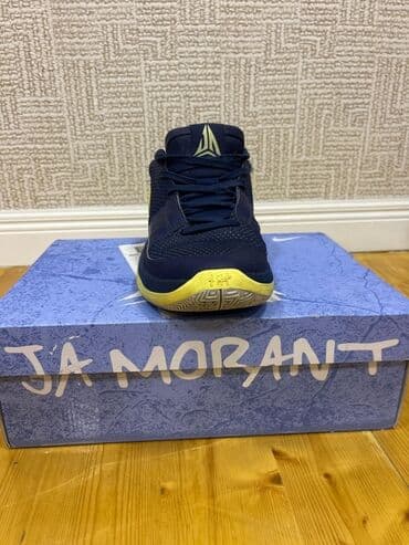 Ayaqqabılar: Nike JA 1 basketbol ayaqqabısı – “Midnight Navy/Light Laser Orange” — 2