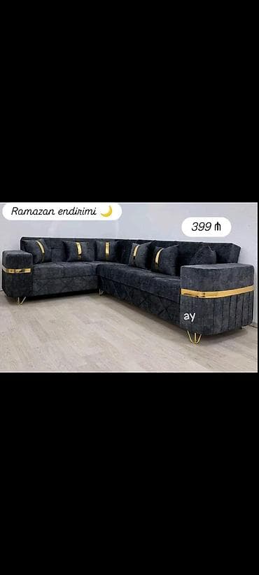 Ev və bağ: Künc divan, İşlənmiş, Açılan, Bazalı, Şəhərdaxili pulsuz çatdırılma — 1