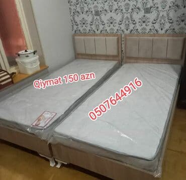 софа кровать: Yeni, Təknəfərlik çarpayı, Bazasız, Matras ilə, Siyirməsiz, Azərbaycan — 4