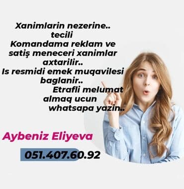 baki mebel is elanlari: Xanimlara heyatini deyisecek mohtesem teklifim var. ozum ev xanimi — 2