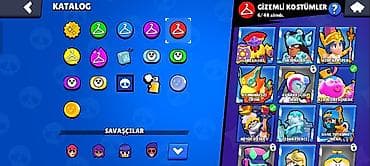 ziyafet geyimi: Brawl Stars oyun hesabı profil və geniş kostyum kolleksiyası — 5